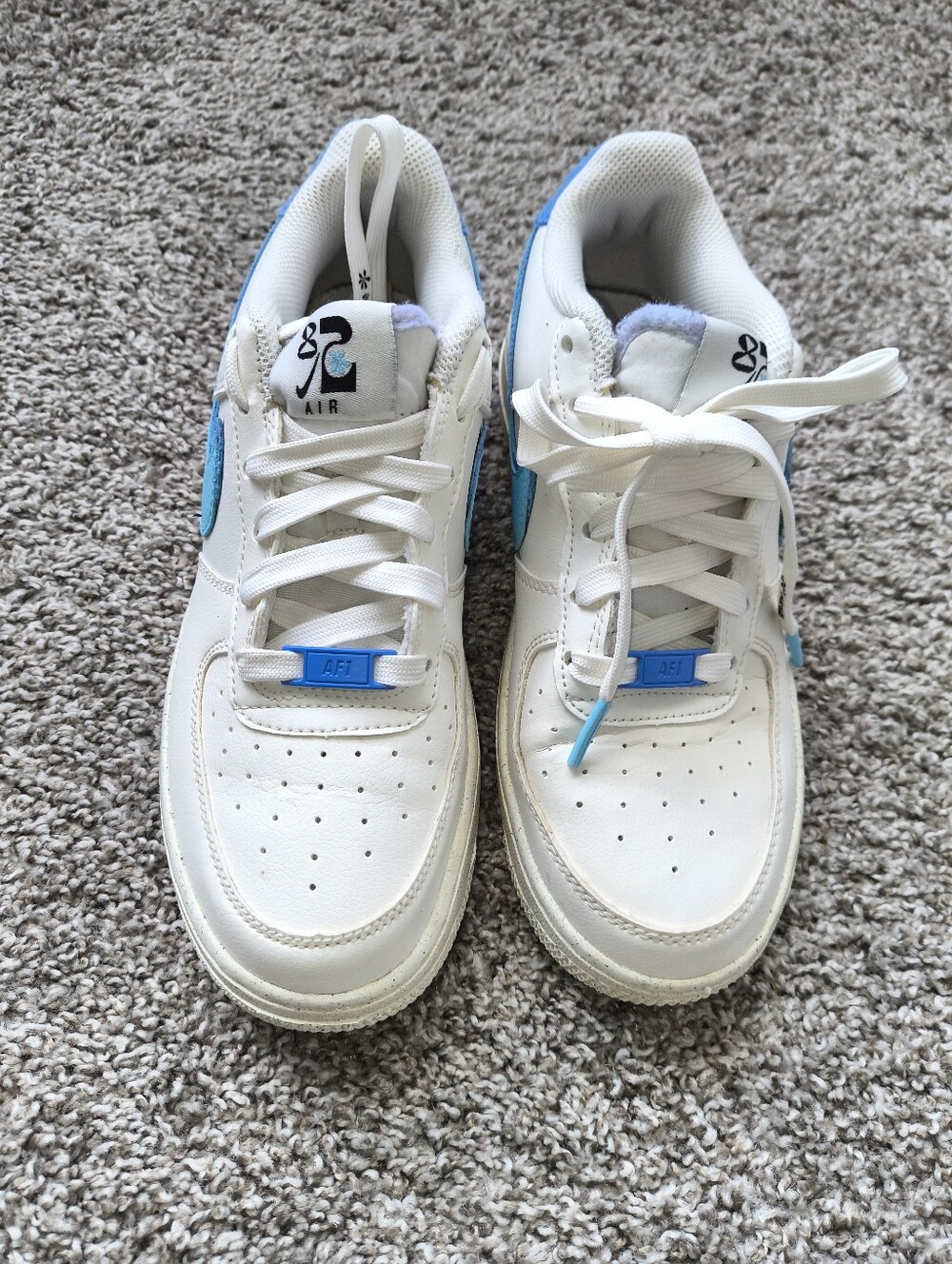 Nike Air Force 1 LV8 82' "Chill Blue" GS Size 5.5Y - 7W